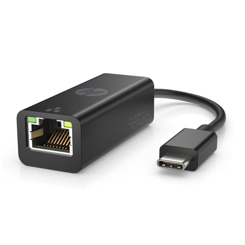 Мрежови адаптер HP G2 4Z527AA, от USB Type-C(м) към 10/100/1000Mbps RJ-45(ж), черен Намаления и отстъпки ЧеренПетък 3