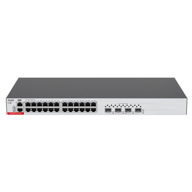 Суич Ruijie RG-S5300-24GT4XS-E, 336000 Mbps, 28 порта, 24x 10/100/1000M, 4x SFP+ Намаления и отстъпки ЧеренПетък 3