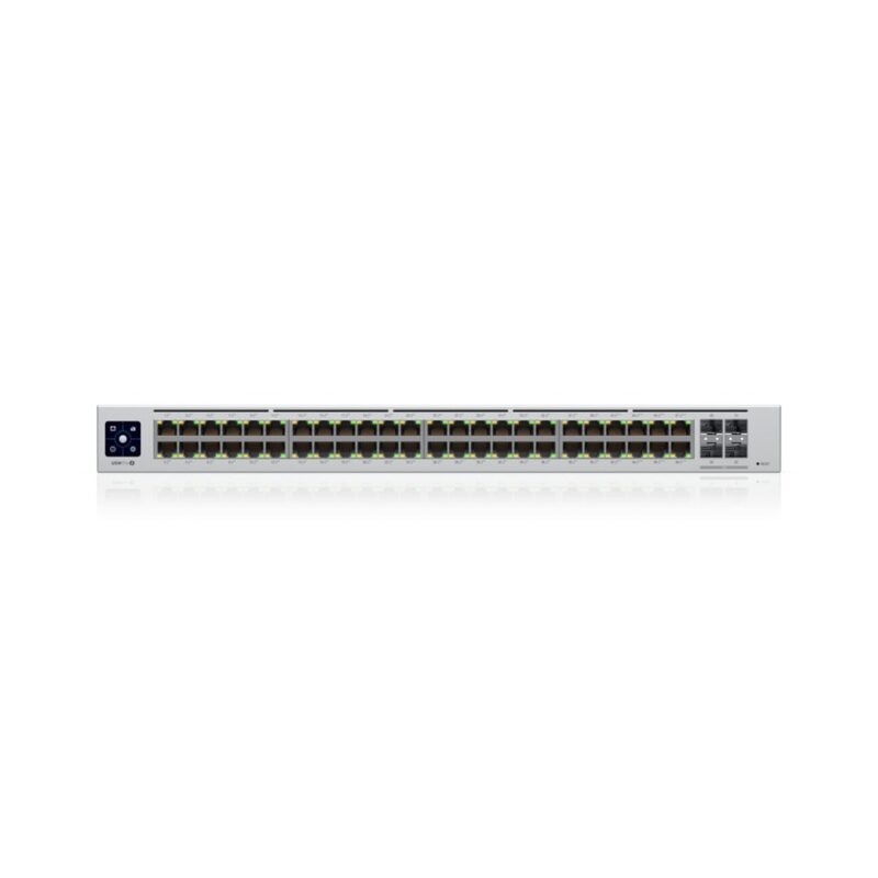 Суич Ubiquiti USW-PRO-48-POE-EU, 1000Mbps, 48x 10/100/1000 POE, 4x 1/10G SFP+ Намаления и отстъпки ЧеренПетък 3