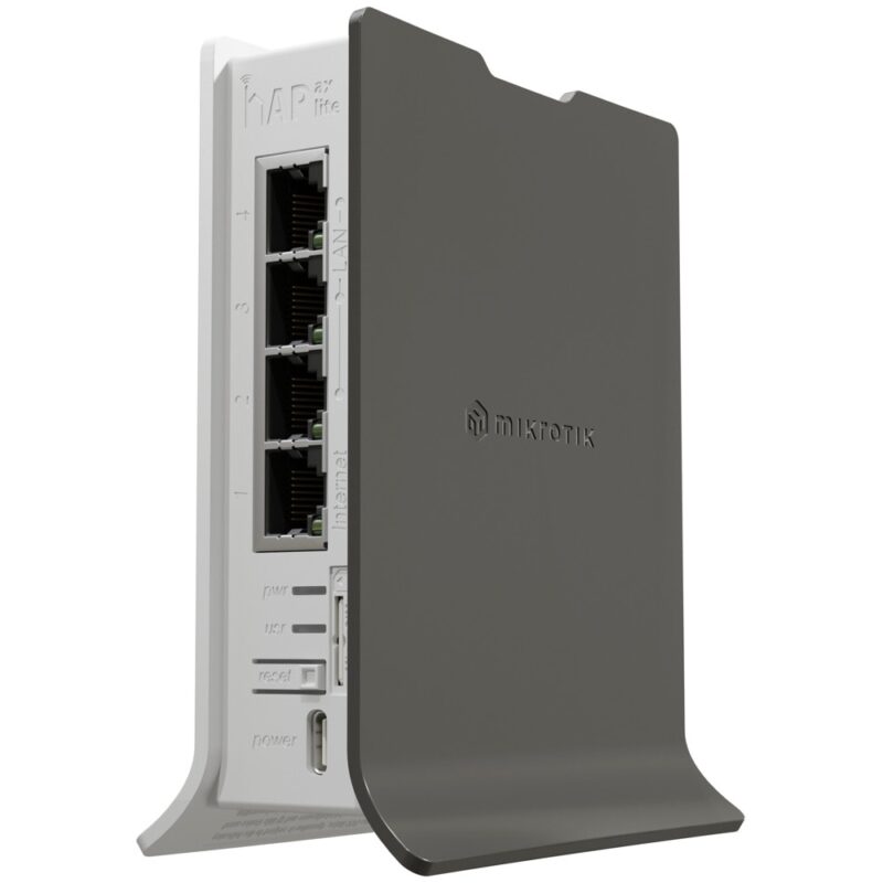 Рутер MikroTik L41G-2axD&FG621-EA, 4G, 600Mbps, 2.4GHz(574 Mbps), Wireless AX, 4x LAN 10/100/1000Mbps, 1x SIM слот, 1x вътрешна антена Намаления и отстъпки ЧеренПетък 3