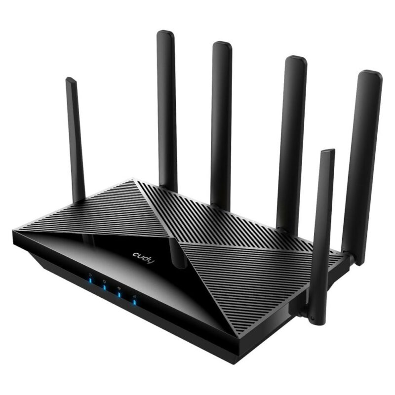 Рутер Cudy LT700, 4G, 1200Mbps, 2.4GHz (300Mbps)/5GHz (867Mbps), Wireless AC, 3x LAN 1000, 1x WAN, 2x Nano SIM слота, 6 външни антени Намаления и отстъпки ЧеренПетък 2
