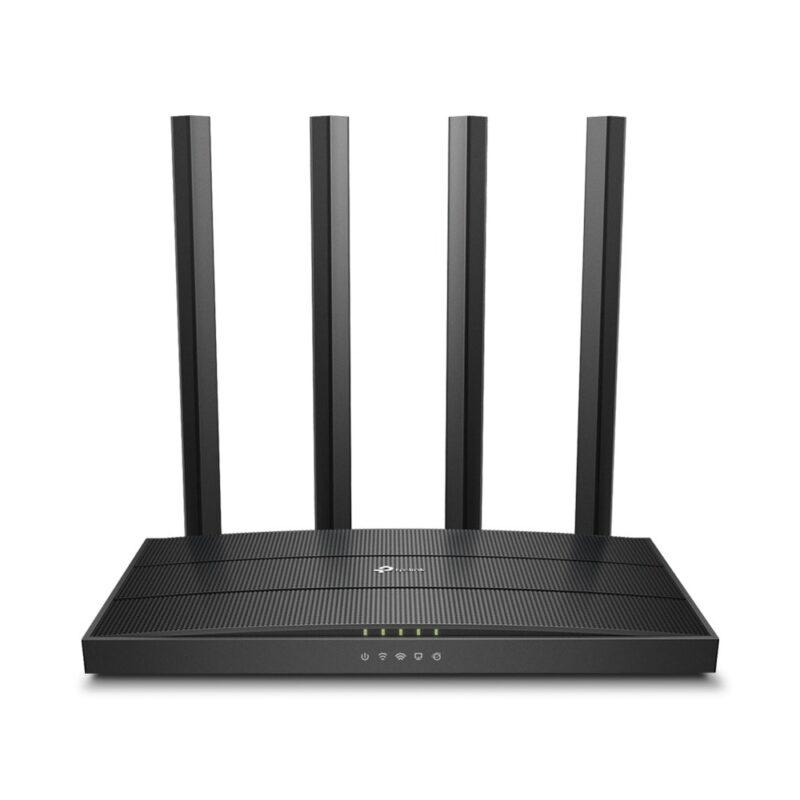 Рутер TP-Link Archer A6(EU) Ver:3.20 AC1200, 1200, 2.4GHz(300Mbps)/ 5GHz(867Mbps), 4x LAN 1000, 1x WAN 1000, 4x външни антени Намаления и отстъпки ЧеренПетък 3