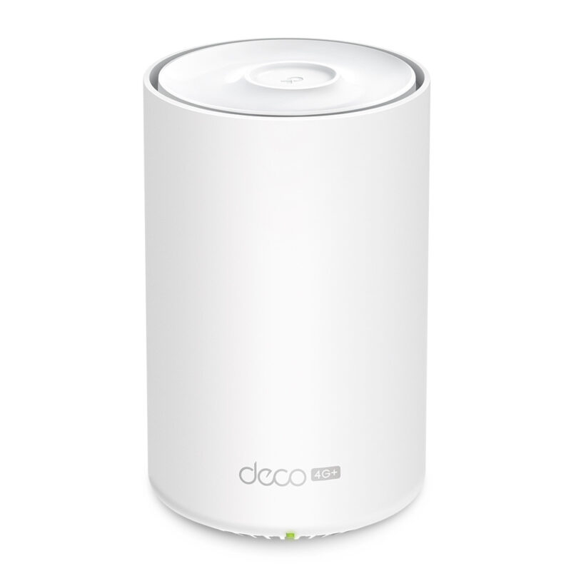 Безжична Wi-fi система TP-Link Deco X50-4G (1-pack), 3G/4G, 3000Mbps, 2.4GHz (574 Mbps), 5GHz (2402 Mbps), Wireless AX, 3x LAN/WAN, 2 вътрешни антени Намаления и отстъпки ЧеренПетък 3