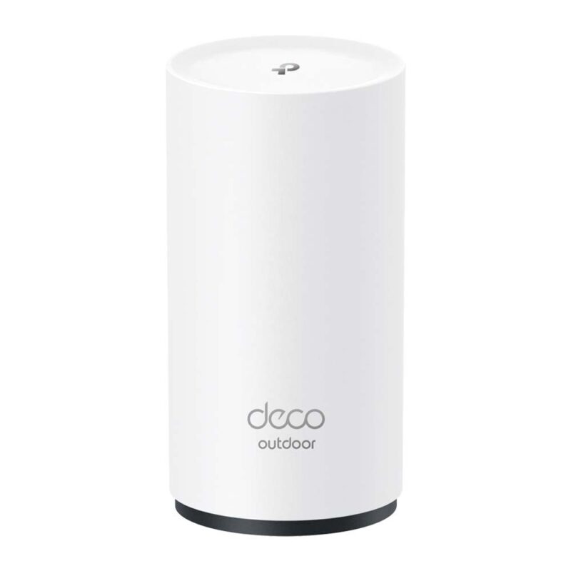 Безжична Wi-fi система TP-Link Deco X50-Outdoor (1-pack), 3000Mbps, 2.4GHz (574 Mbps), 5GHz (2402 Mbps), Wireless AX, 3x LAN/WAN, 2 вътрешни антени Намаления и отстъпки ЧеренПетък 3