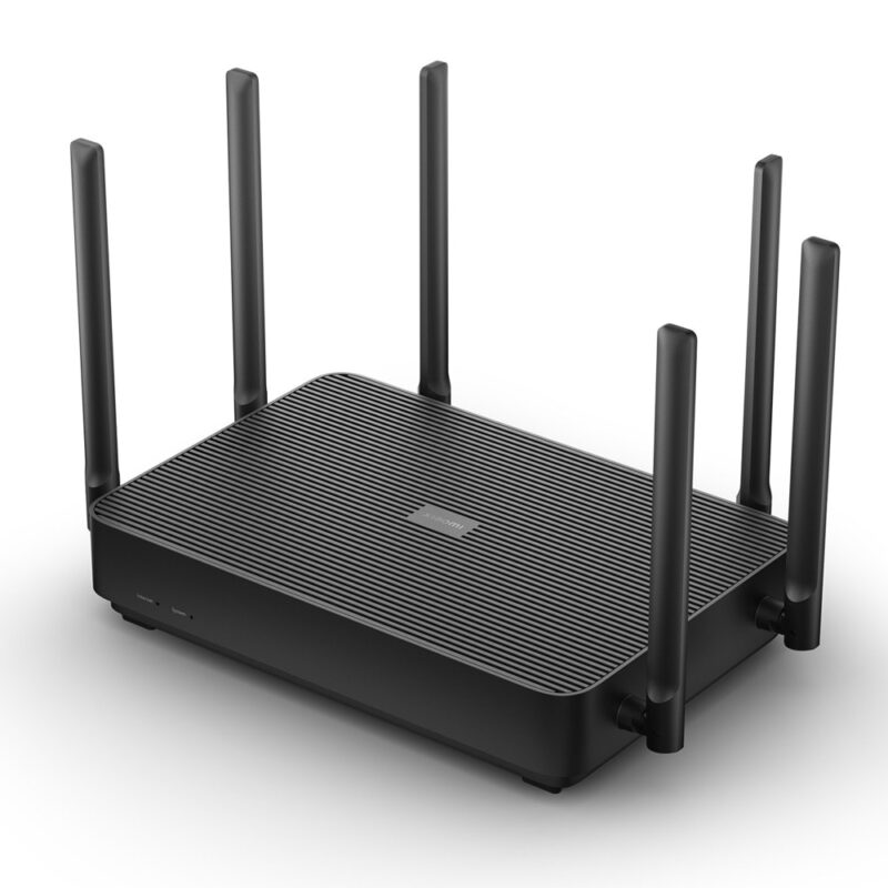 Безжичен рутер XIAOMI Mi Router AX3200, 2402Mbps, 2.4GHz(800Mbps), 5GHz(2402Mbps),Wi-Fi 6, IEEE 802.11a/b/g/n/ac/ax, LAN 3x 10/100/1000Mbps, WAN 10/100/1000Mbps, 6x външни антени Намаления и отстъпки ЧеренПетък 3