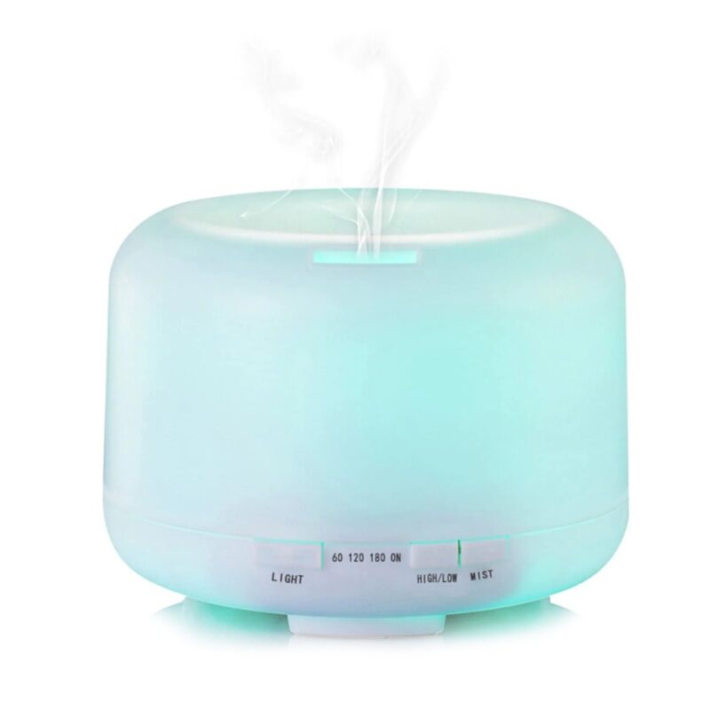 Овлажнител на въздух Aroma lamp, ароматизатор, 0.4 l резервоар, 15 режима на осветление, бял Намаления и отстъпки ЧеренПетък 3