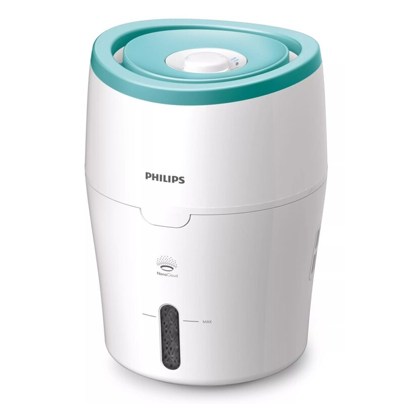 Овлажнител Philips Humidifier NanoCloud Series 2000, 15 W, подходящ за помещения с площ до 25 m², 1/2, Вместимост на резервоара за вода 2l, бял Намаления и отстъпки ЧеренПетък 2