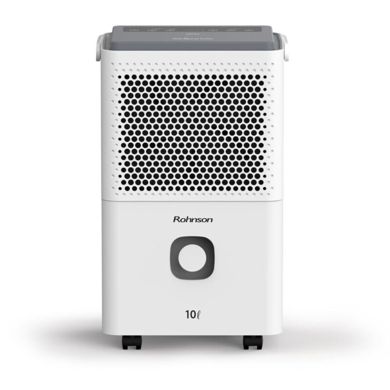 Обезвлажнител на въздух Rohnson R-91310, 145W, 2 l резервоар, подходящ за помещения с площ до 45m², 2 скорости, HEPA филтър, бял Намаления и отстъпки ЧеренПетък 3