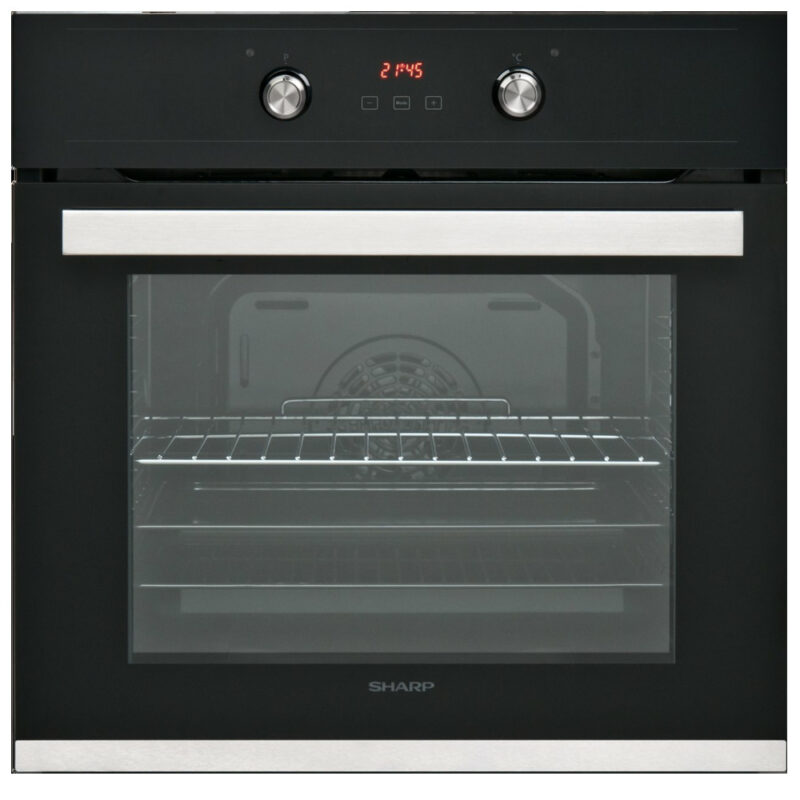 Фурна за вграждане Sharp K-60D22BM1 EU, клас A, 69л. обем, 8 програми на готвене, черна Намаления и отстъпки ЧеренПетък 3