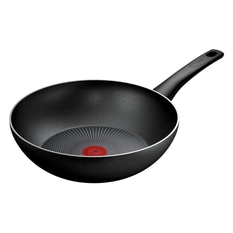 Уок тиган Tefal C2921953 Force, алуминий, незалепващо покритие, диаметър 28 cm, черен Намаления и отстъпки ЧеренПетък 3