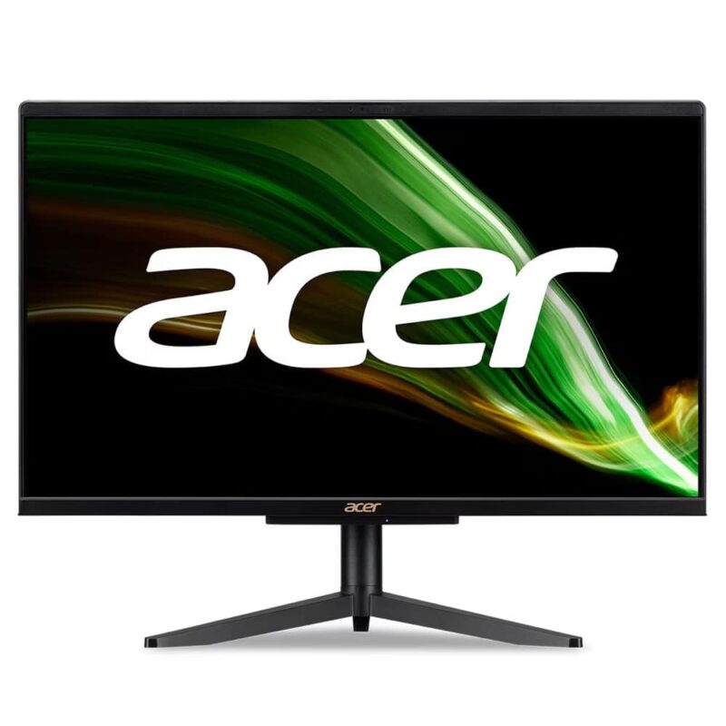 All in One компютър Acer Aspire C22-1600 (DQ.BHJEX.002), двуядрен Intel Celeron N4505 2.0/2.9GHz, 21.5″ (54.61cm) Full HD Anti-Glare дисплей, (HDMI), 8GB DDR4, 256GB SSD, 2x USB 3.2 Gen 2, No OS Намаления и отстъпки ЧеренПетък 3