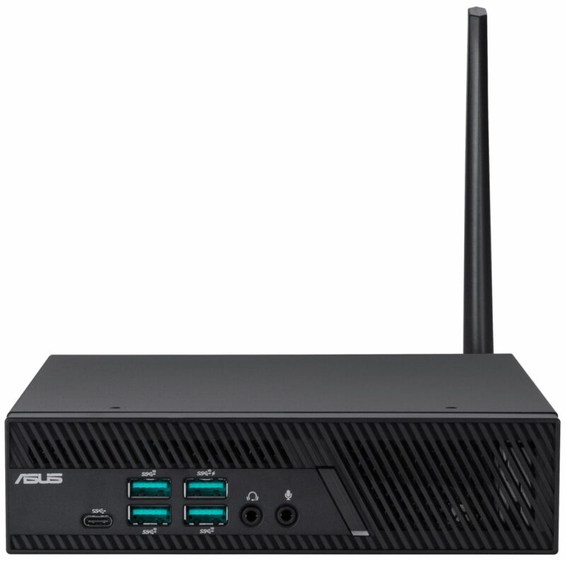 Мини настолен компютър Asus Mini PC PB62-B3020ZH (90MS02C1-M00200), четириядрен Intel Core i3-10105 3.7/4.4GHz, 8GB DDR4, 256GB SSD NVMe, 4x USB 3.2 Gen 2, No OS Намаления и отстъпки ЧеренПетък 3