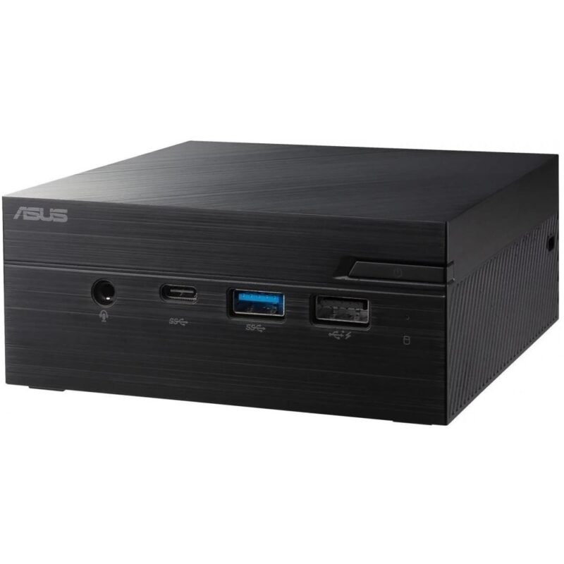 Настолен компютър Asus Mini PC (PN41-BC034ZV), четириядрен Jasper Lake Intel Celeron N5100 1.1/2.8 GHz, 4GB DDR4 SO-DIMM, 128GB SSD, USB-C 3.1 Gen 2, Windows 10 Pro Намаления и отстъпки ЧеренПетък 2