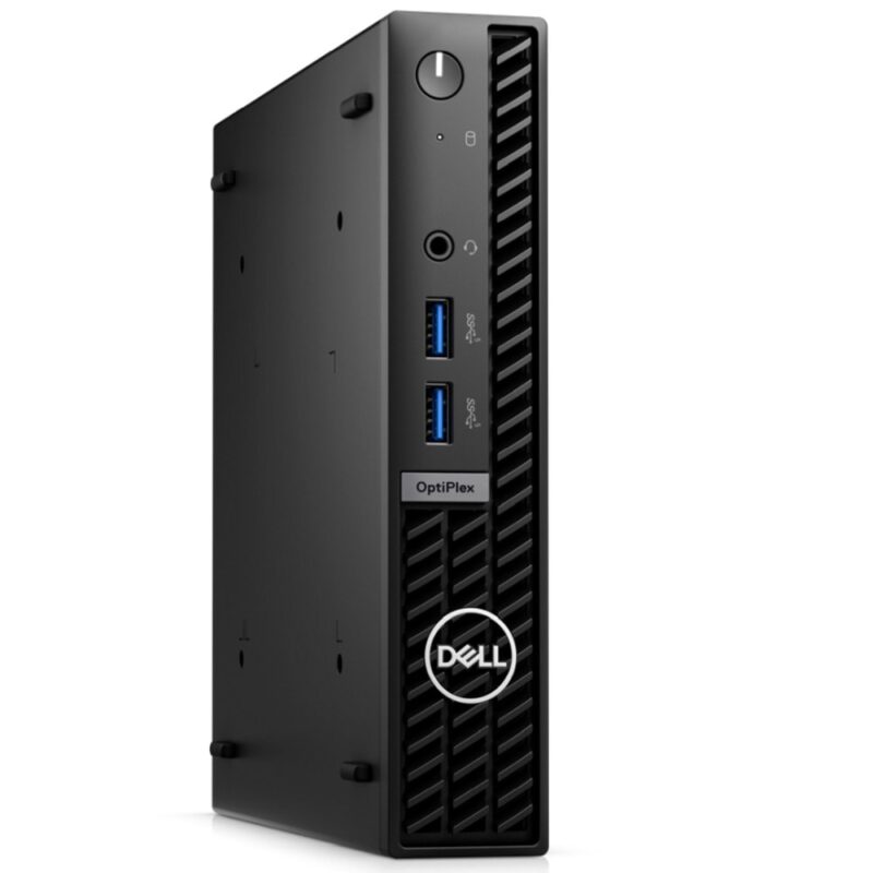 Настолен компютър Dell OptiPlex Micro 7010 (N013O7010MFFEMEA_VP), четиринадесетядрен Intel Core i5-13500T 1.6/4.6GHz, 16GB DDR4, 512GB SSD, 1x USB 3.2 Gen 1, Windows 11 Pro Намаления и отстъпки ЧеренПетък 3