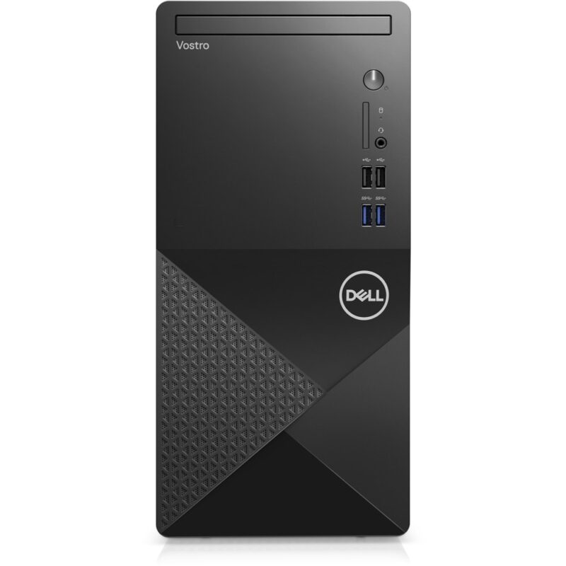 Настолен компютър Dell Vostro 3020 MT (N2042VDT3020MTEMEA01_UBU), четириядрен Intel Core i3-13100 3.4/4.5GHz, 8GB DDR4, 256GB SSD NVMe, клавиатура и мишка, Linux Намаления и отстъпки ЧеренПетък 3