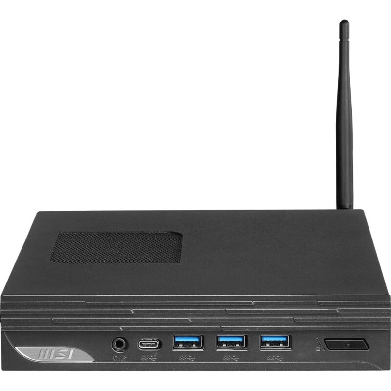 Мини настолен компютър MSI Pro DP10 13M-002EU (9S6-B0A611-079), дванадесетядрен Intel Core i5-1340P 1.9/4.6GHz, 8GB DDR4, 512GB SSD NVMe, 5x USB 3.2 Gen 1, 1x Thunderbolt 4, Windows 11 Pro Намаления и отстъпки ЧеренПетък 3