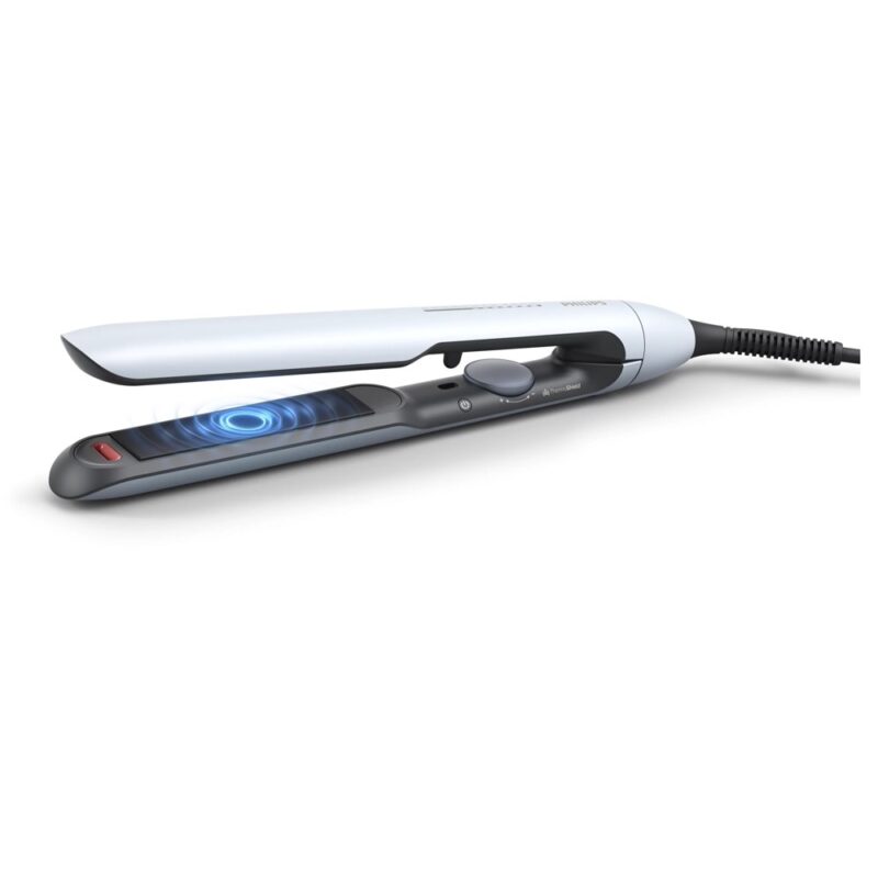Преса за коса Philips BHS520/00, керамично покритие, индикатор за готовност, 30 сек време за загряване, светло небесносиньо Намаления и отстъпки ЧеренПетък 3