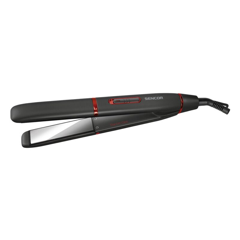 Преса за коса Sencor SHI 1100BK, 45W, титаниеви плочи, черна Намаления и отстъпки ЧеренПетък 3