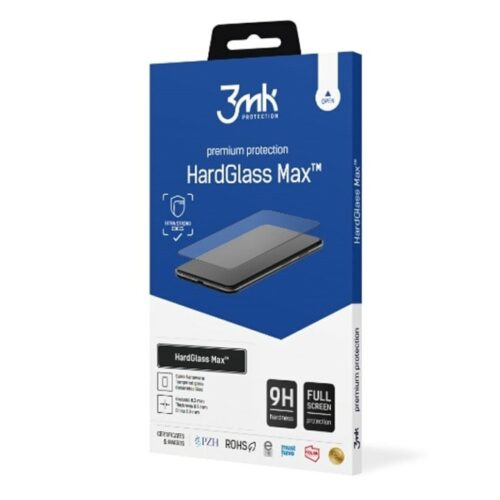 Протектор от закалено стъкло /Tempered Glass/ 3MK HardGlass Max за Apple iPhone 15 Pro Max, 9H твърдост, privacy Намаления и отстъпки ЧеренПетък