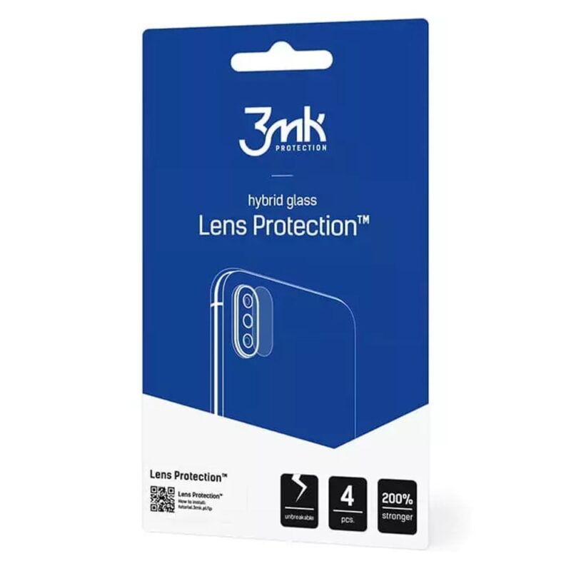 Протектор от закалено стъкло /Tempered Glass/ за задна камера, 3MK Lens Protection, за Samsung Galaxy S24+, 4бр. в опаковка Намаления и отстъпки ЧеренПетък 3