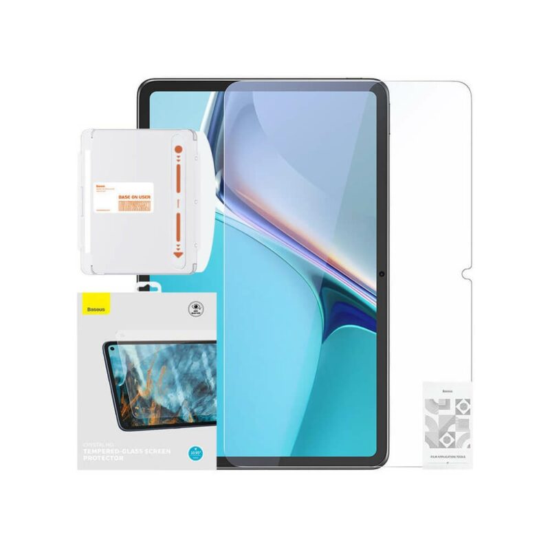 Протектор от закалено стъкло /Tempered Glass/ Baseus SGJC120502 за Huawei MatePad 11 (2021), 9H твърдост Намаления и отстъпки ЧеренПетък 3
