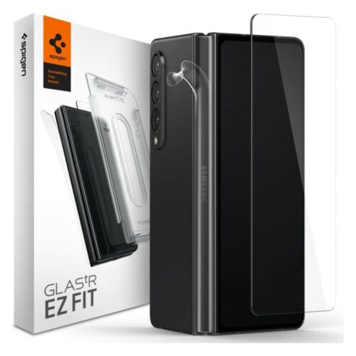 Протектор от закалено стъкло /Tempered Glass/ Spigen AGL05322 за Samsung Galaxy Z Fold 4, 9H твърдост Намаления и отстъпки ЧеренПетък