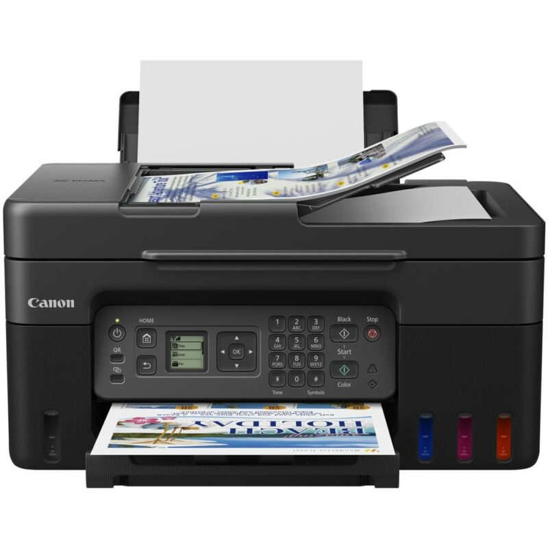 Мултифункционално мастиленоструйно устройство Canon PIXMA G4470, цветен, принтер/копир/скенер/факс, 4800 x 1200 dpi, 11 стр/мин, Wi-Fi, A4 Намаления и отстъпки ЧеренПетък 3