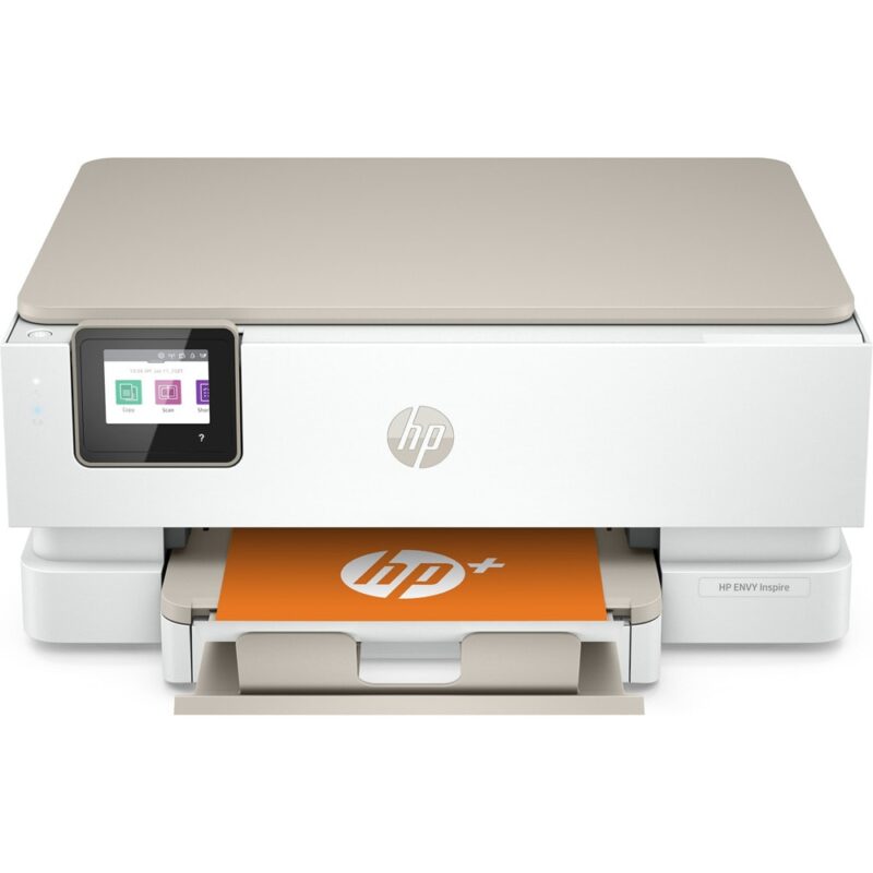Мултифункционално мастиленоструйно устройство HP ENVY Inspire 7220e, цветен принтер/копир/скенер, 1200 x 1200 dpi, 15 стр./мин, USB, Wi-Fi, Bluetooth, A4 Намаления и отстъпки ЧеренПетък 3