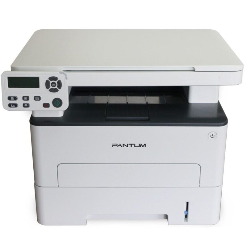Мултифункционално лазерно устройство Pantum M6700DW, монохромен принтер/копир/скенер, 1200 x 1200 dpi, 30 стр./мин, Wi-Fi, LAN, USB, A4, двустранен печат Намаления и отстъпки ЧеренПетък 3