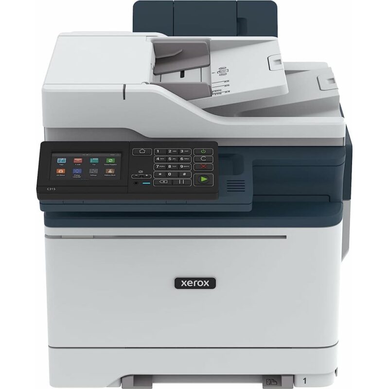 Мултифункционално лазерно устройство Xerox C315, цветен принтер/копир/скенер/факс, 1200 x 1200 dpi, 33 стр/мин, LAN, Wi-Fi, USB, А4 Намаления и отстъпки ЧеренПетък 3