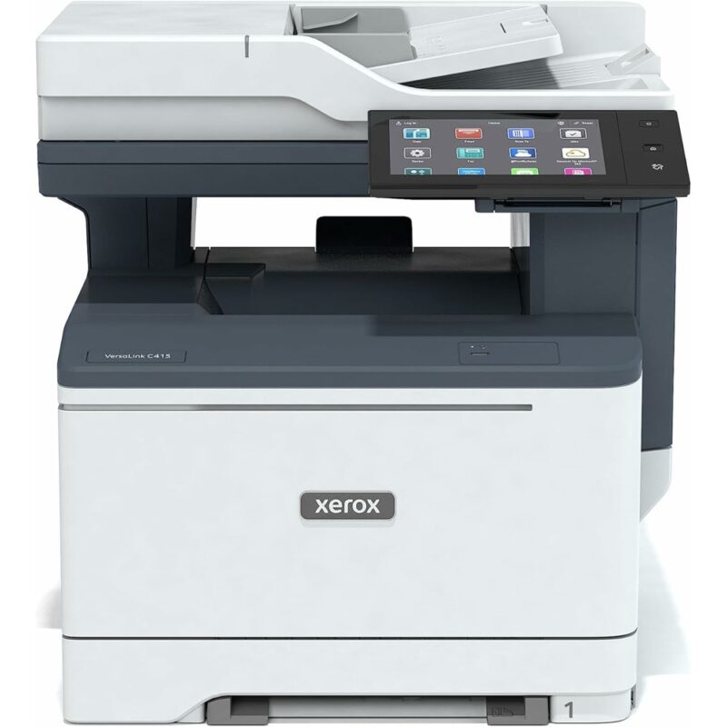 Мултифункционално лазерно устройство Xerox VersaLink C415, цветен, принтер/копир/скенер/факс/e-mail, 1200 x 1200 dpi, 42 стр/мин, Wi-Fi, LAN, USB, A4 Намаления и отстъпки ЧеренПетък 3