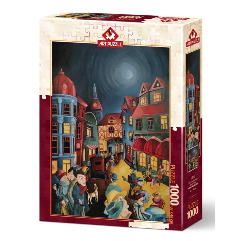 Пъзел Art Puzzle Вечер в градчето, 1000 части Намаления и отстъпки ЧеренПетък 3