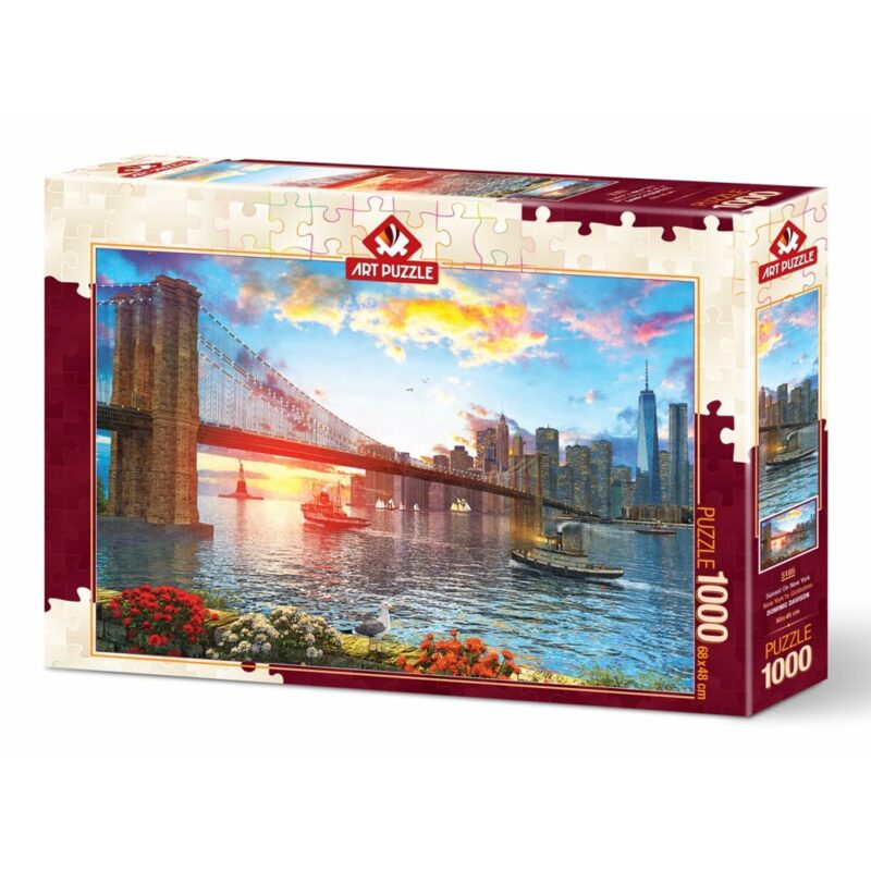 Пъзел Art Puzzle Залез в Ню Йорк, 1000 части Намаления и отстъпки ЧеренПетък 3