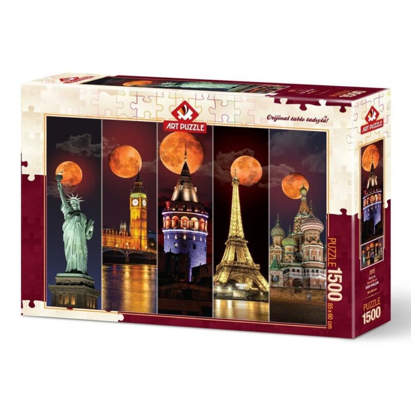 Пъзел Art Puzzle Луната около света, 1500 части Намаления и отстъпки ЧеренПетък 3