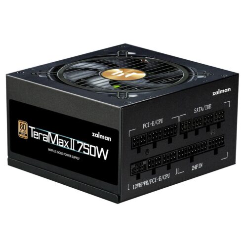 Захранване Zalman TeraMax II, 750W, Active PFC, 80 Plus Gold, 120mm вентилатор Намаления и отстъпки ЧеренПетък