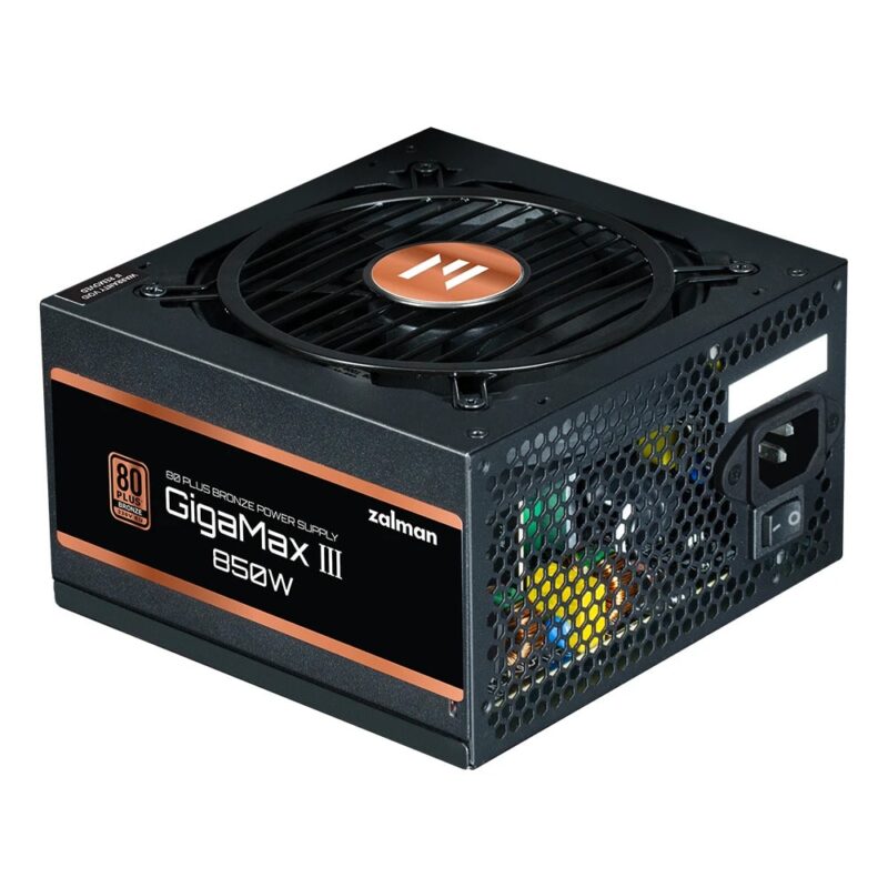 Захранване Zalman GigaMax III, 850W, Active PFC, 80 Plus Bronze, 120mm вентилатор Намаления и отстъпки ЧеренПетък 3