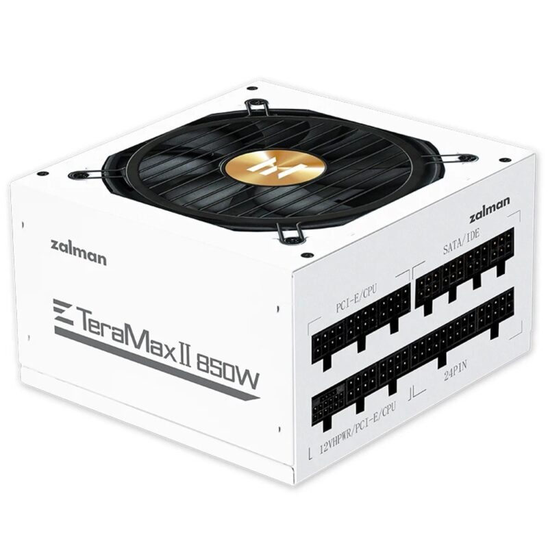 Захранване Zalman TeraMax II White, 850W, Active PFC, 80 Plus Gold, 120mm вентилатор Намаления и отстъпки ЧеренПетък 3