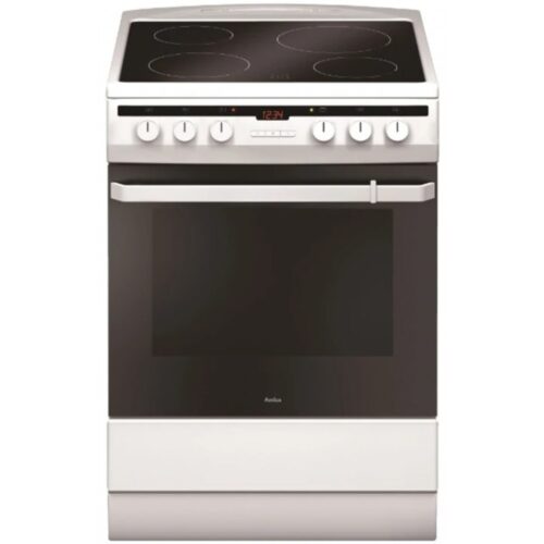 Готварска печка Amica 6018CE3.30EHTA, електрическа, 4 нагревателни плочи, 62 л. капацитет на фурната, 8 функции, 9300W, инокс Намаления и отстъпки ЧеренПетък