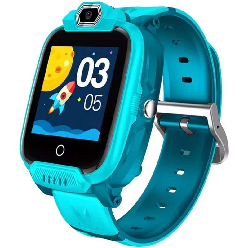 Смарт часовник Canyon Jondy KW-44, слот за SIM карта, 1.44″ (3.65cm) IPS дисплей, 512MB Flash памет, 4G/LTE, GPS, камера, IP67 защита, тюркоаз Намаления и отстъпки ЧеренПетък 3