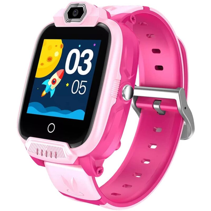 Смарт часовник Canyon Jondy KW-44, слот за SIM карта, 1.44″ (3.65cm) IPS дисплей, 512MB Flash памет, 4G/LTE, GPS, камера, IP67 защита, розов Намаления и отстъпки ЧеренПетък 3
