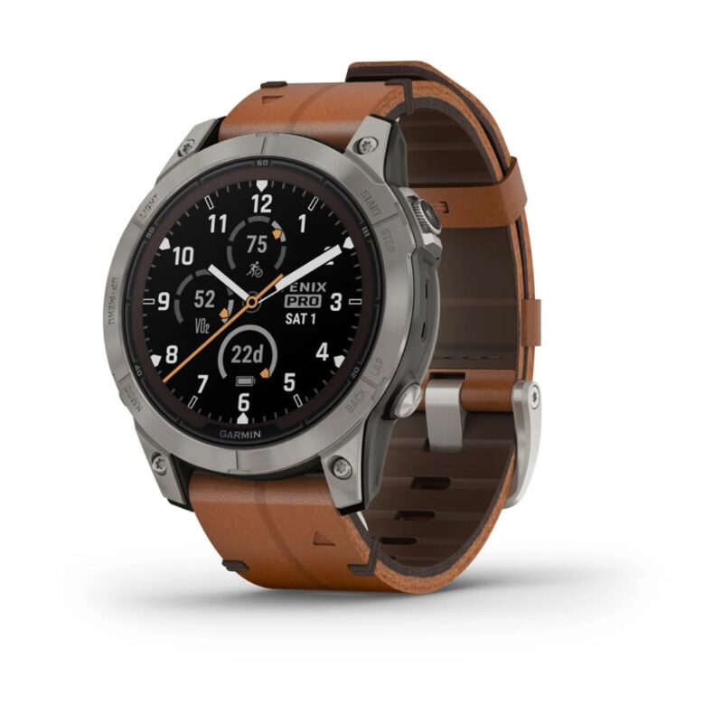 Смарт часовник Garmin fenix 7 Pro Solar Edition, Titanium, 1.30″ (33.02 мм) Power Sapphire дисплей, 32GB, водоустойчивост, до 22 дни време на работа, соларно зареждане, GPS … Намаления и отстъпки ЧеренПетък 3