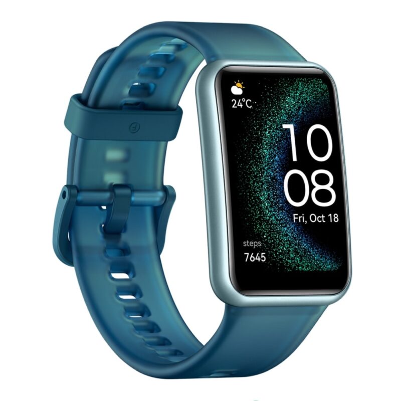 Смарт часовник Huawei Watch Smart Fit, 1.64″ (4.17cm) AMOLED дисплей, Bluetooth, 5АТМ водоустойчивост, GPS, следене на съня, зелен Намаления и отстъпки ЧеренПетък 3