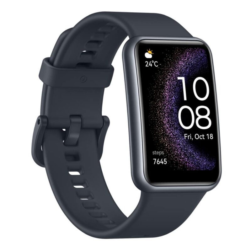 Смарт часовник Huawei Watch Smart Fit, 1.64″ (4.17cm) AMOLED дисплей, Bluetooth, 5АТМ водоустойчивост, GPS, следене на съня, черен Намаления и отстъпки ЧеренПетък 3