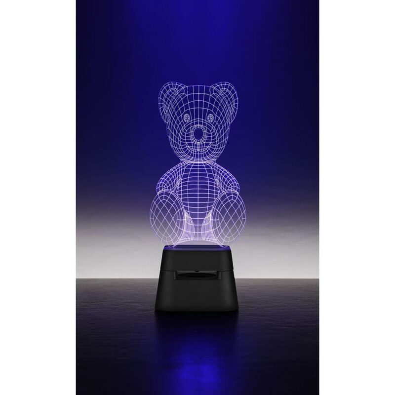 Тонколона Cellularline Led Lights, 1.0, Bluetooth, форма на мече, LED светлини, черна Намаления и отстъпки ЧеренПетък 3