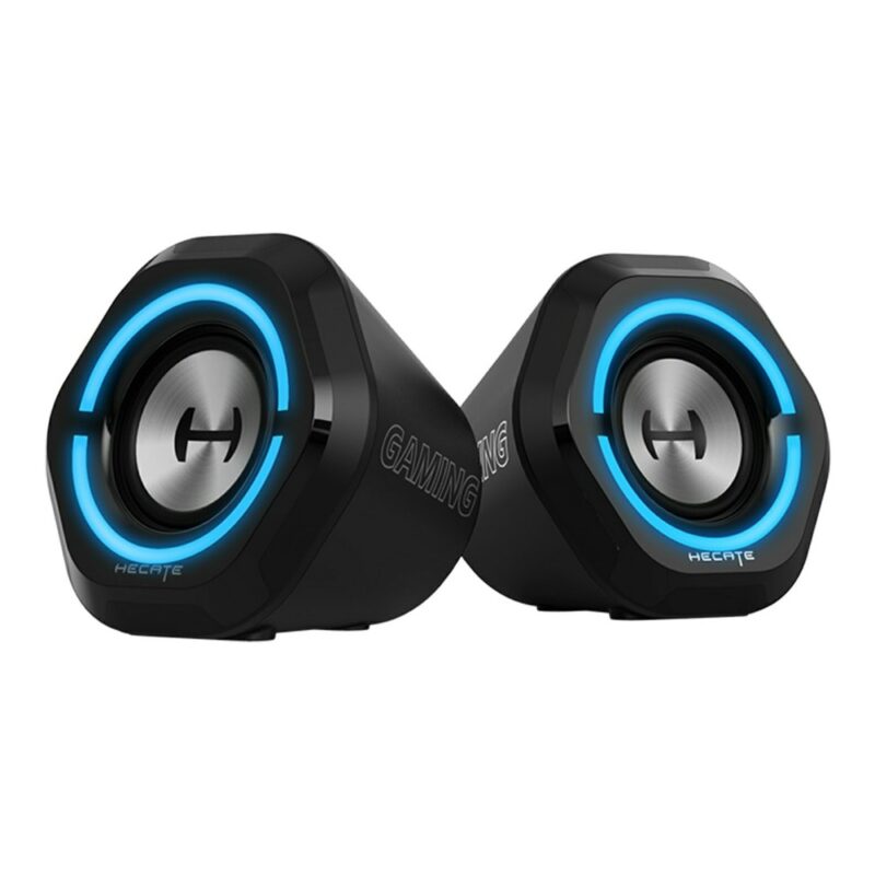 Тонколони Edifier G1000, 2.0, 5W RMS (2.5W + 2.5W), Bluetooth, USB, 3.5 mm жак, черни Намаления и отстъпки ЧеренПетък 3