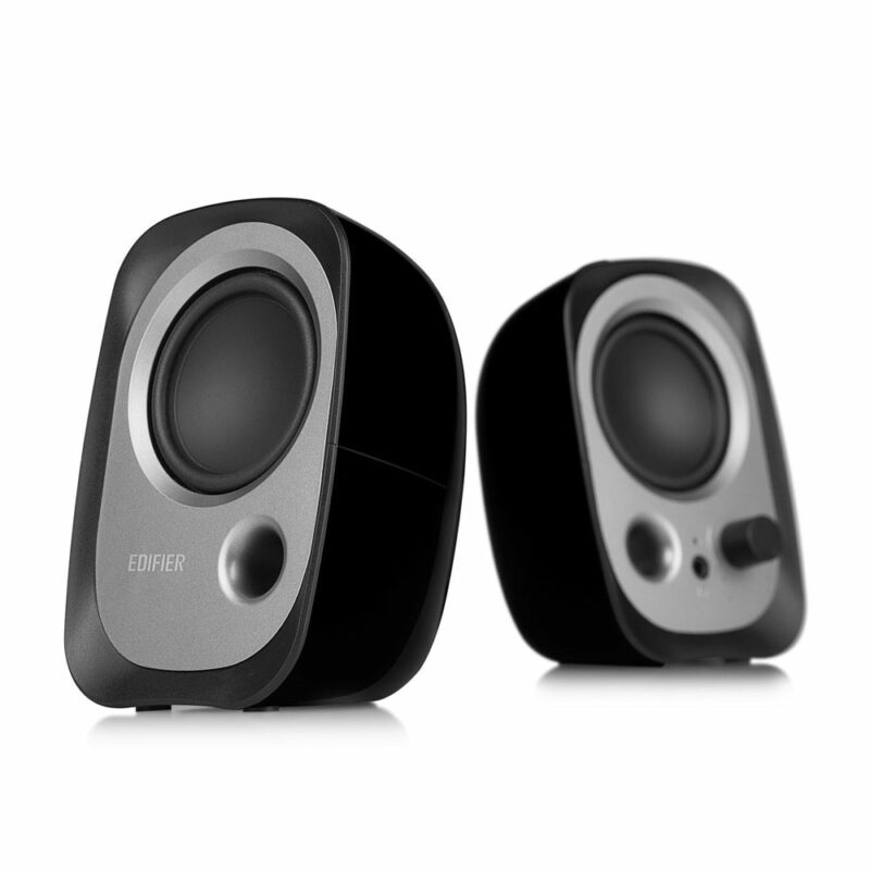 Тонколони Edifier R12U, 2.0, 4W RMS (2W + 2W), USB, 3.5 mm жак, черни Намаления и отстъпки ЧеренПетък 3