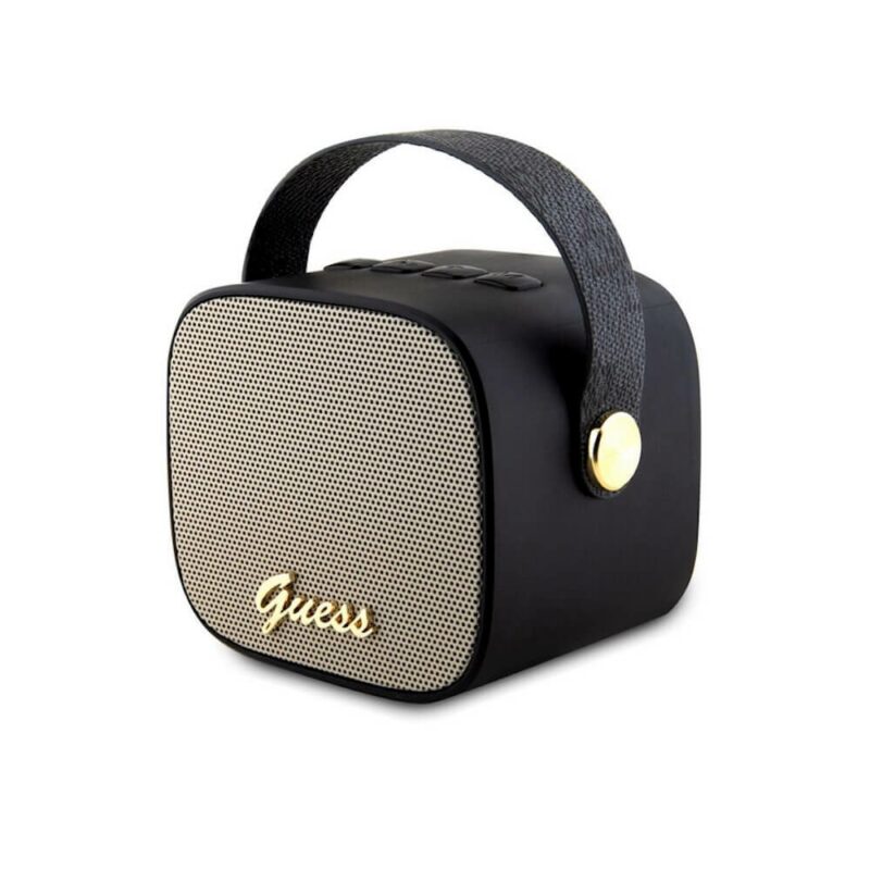 Тонколона Guess GUWSB2P4SMK, 1.0, 5W RMS, Bluetooth, 3.5mm жак, слот за microSD карта, черна, време на работа до 4 часа Намаления и отстъпки ЧеренПетък 3