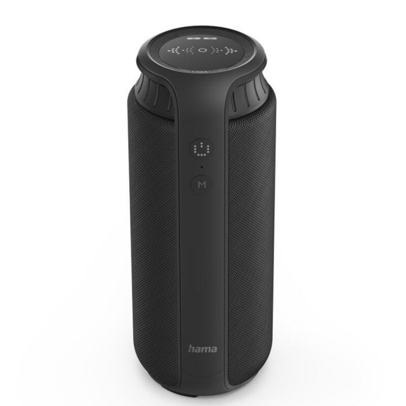 Tонколона Hama Pipe, 2.0, 10W, безжична, Bluetooth, 2000 mAh батерия, IPX4, до 12 часа време на работа, черна Намаления и отстъпки ЧеренПетък 3