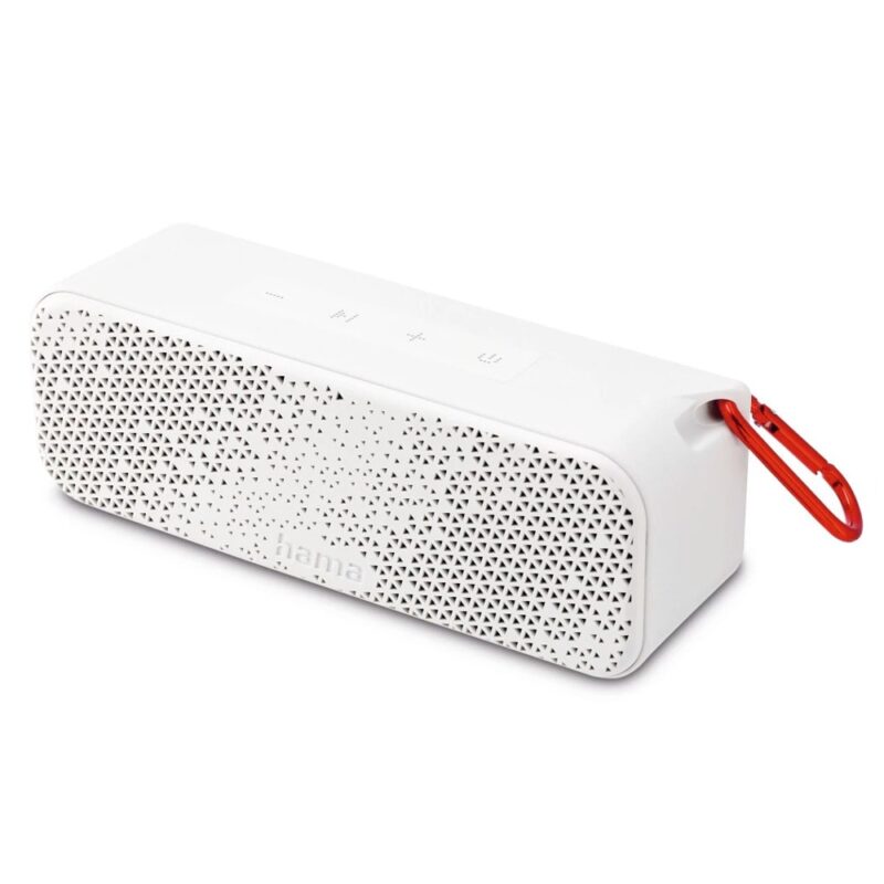 Тонколона HAMA PowerBrick 2.0, 8W RMS, Bluetooth, 3.5mm Jack, USB-C, IPX4 водоустойчивост, до 10 часа време на работа, бяла Намаления и отстъпки ЧеренПетък 3