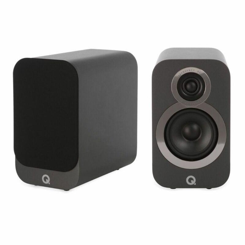 Тонколони Q Acoustics 3010i, 2.0, 125W, 4mm Jack, 22mm драйвери, сиви Намаления и отстъпки ЧеренПетък 3